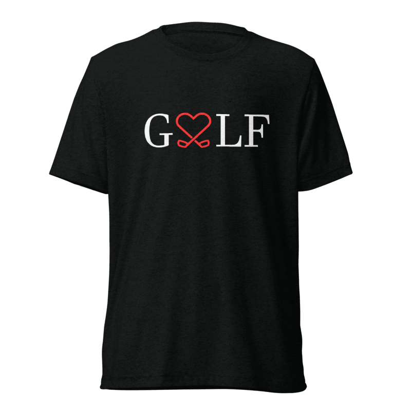 Golf Love Black Tee